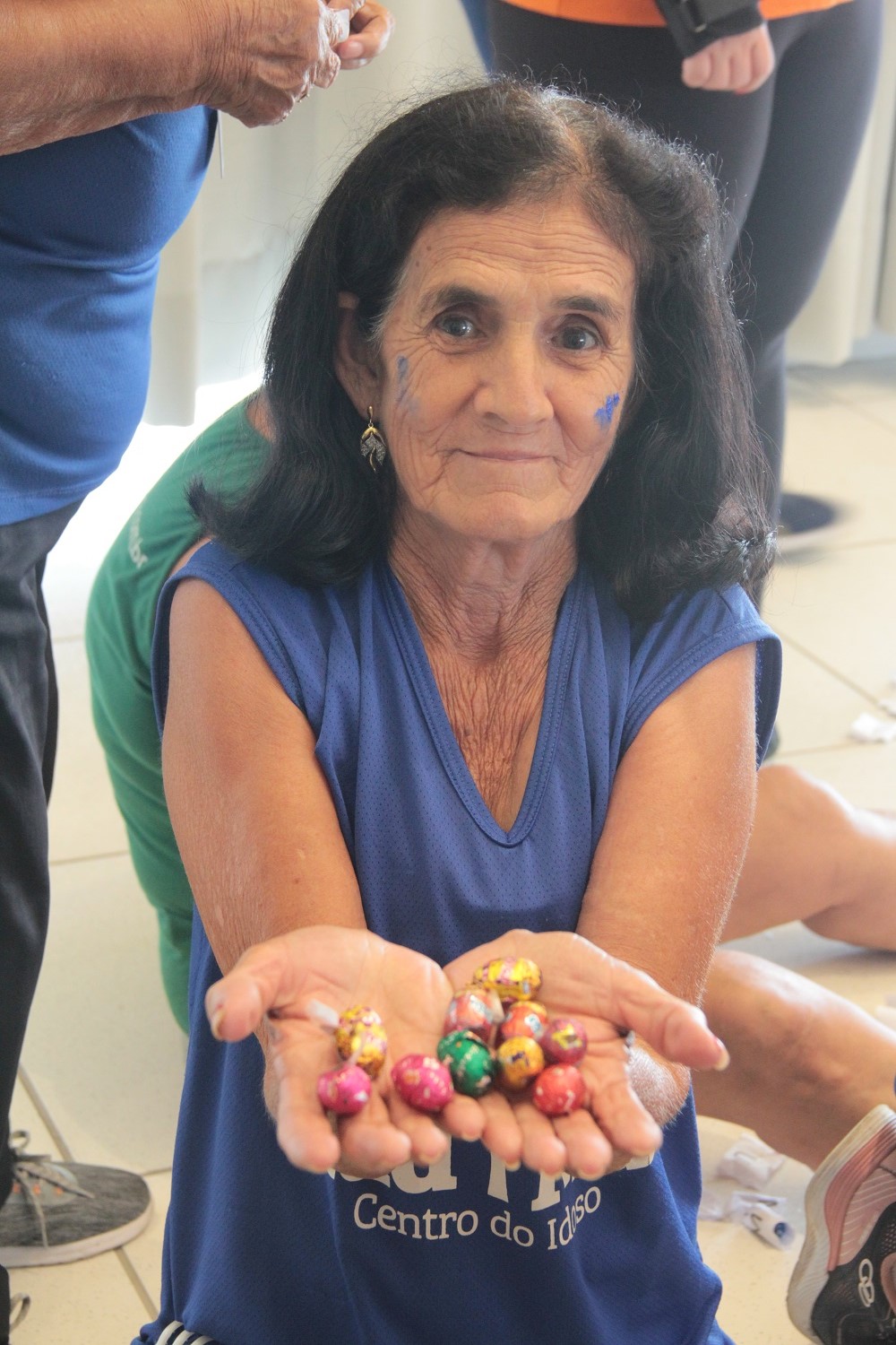 Sra. Maria Aparecida, usu†ria do VM