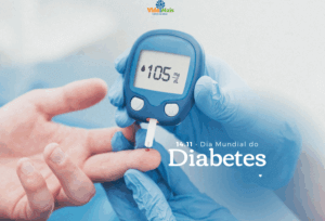Post instagram dia mundial do diabetes moderno azul 2