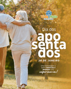 Post do instagram dia dos aposentados data comemorativa moderno 1