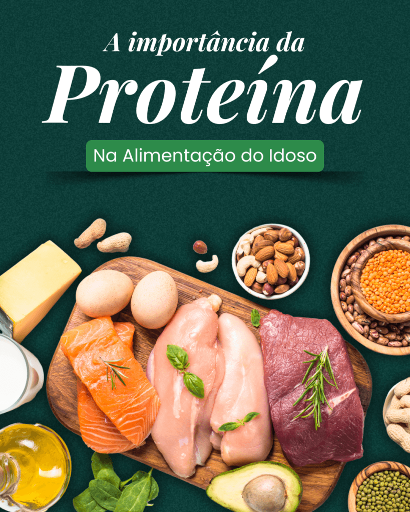 Post instagram proteina ingestao diaria alimentacao nutricao verde branco 2